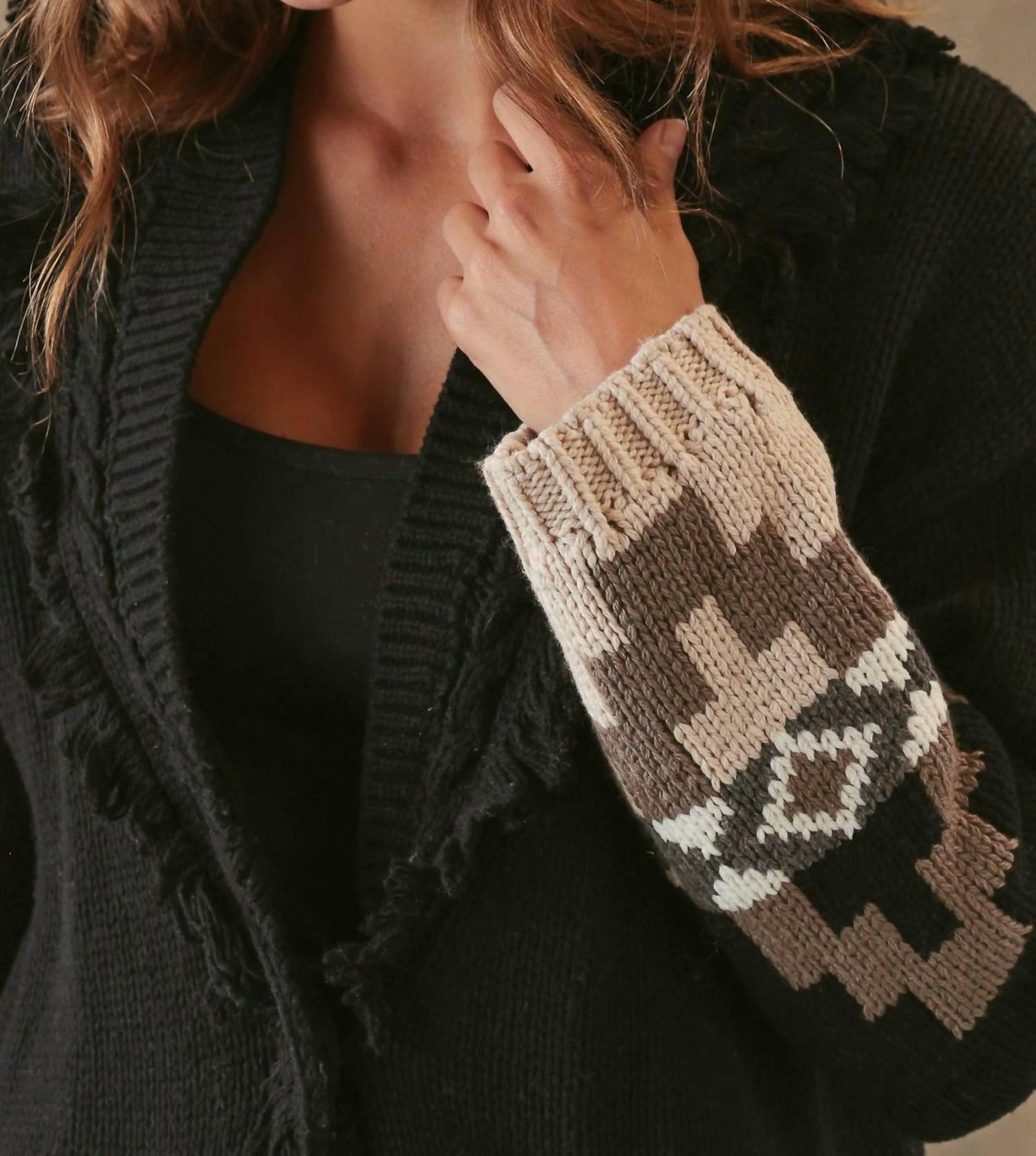 27 Miles Malibu - Demeree Cardigan With Southwestern Pattern