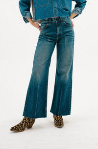 ASKK NY Mercer High Rise Wide Leg Jean in gunnison - women's jeans
