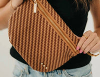 Pretty Simple - Westlyn Diagonal Woven Bum Bag