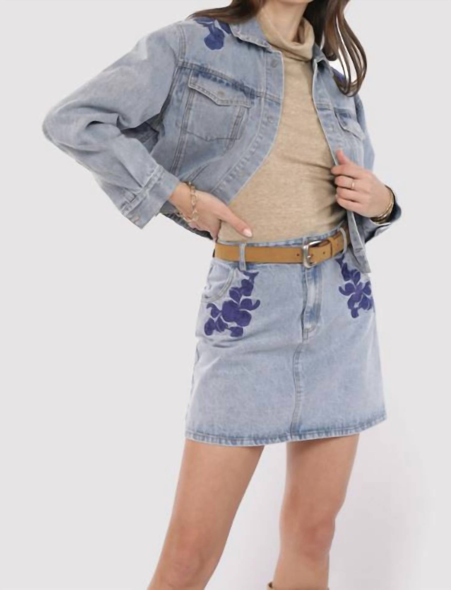 Sadie & Sage - Most Likely Embroidered Jacket