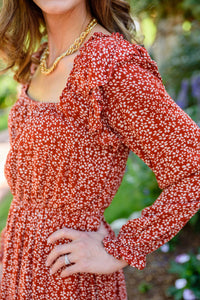 Hayden La - First Kiss Long Sleeve Maxi Dress