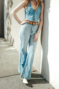 ROLLA'S Eastcoast Flare Jeans in kate blue - women's jeans