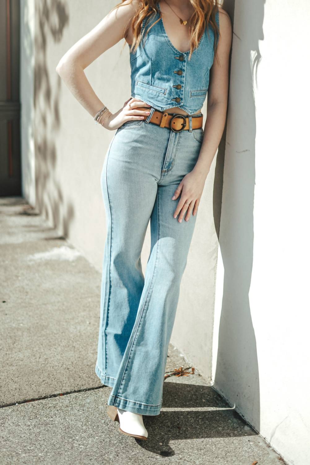 ROLLA'S Eastcoast Flare Jeans in kate blue - women's jeans