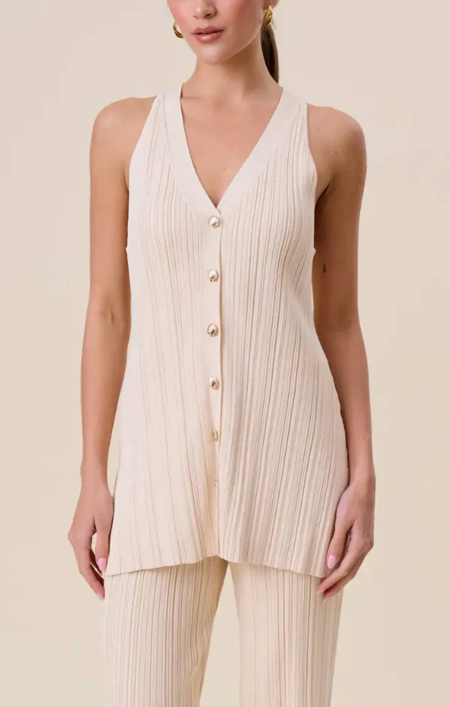 Mint Exclusives - Sunna Shell Knit Vest Set