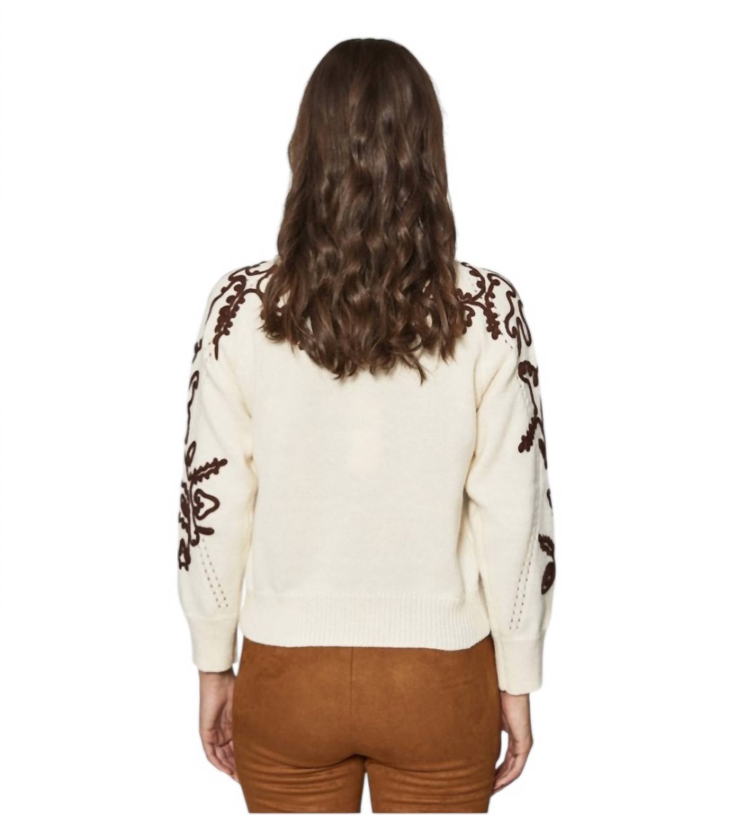 Mdm - Leona Embroidery Sweater