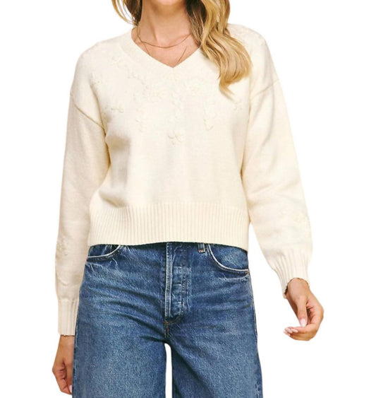 Hem & Thread - Pearl Embellished Sweater