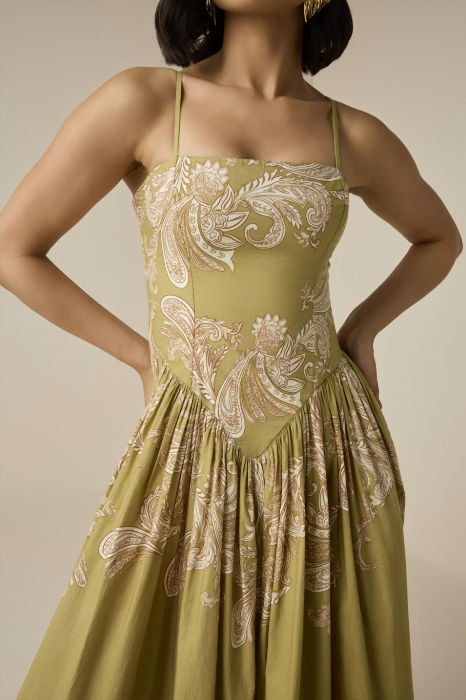 Hemant & Nandita - Sakhi Corset Maxi Dress