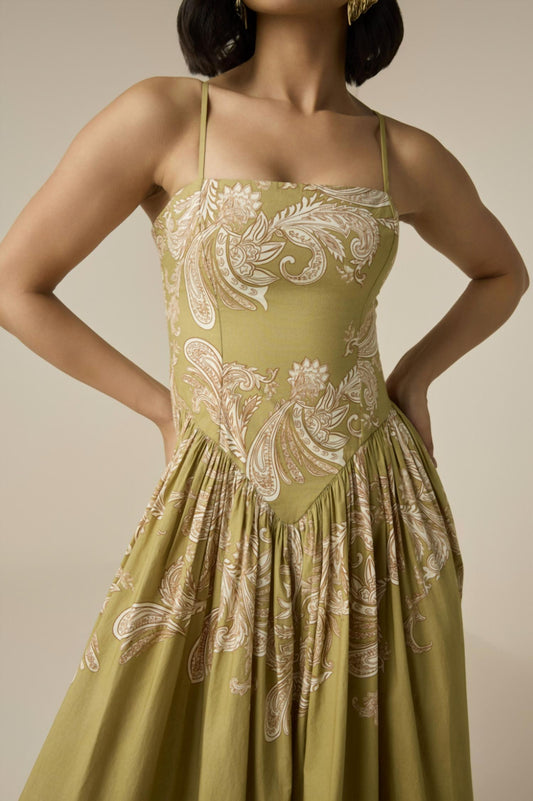 Hemant & Nandita - Sakhi Corset Maxi Dress