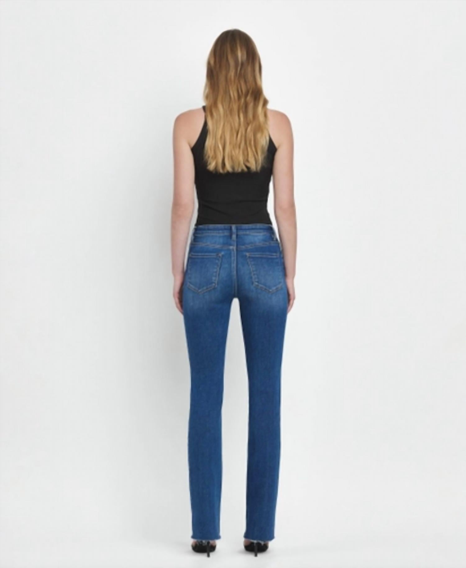 Lovervet - High Rise Slim Bootcut Jeans