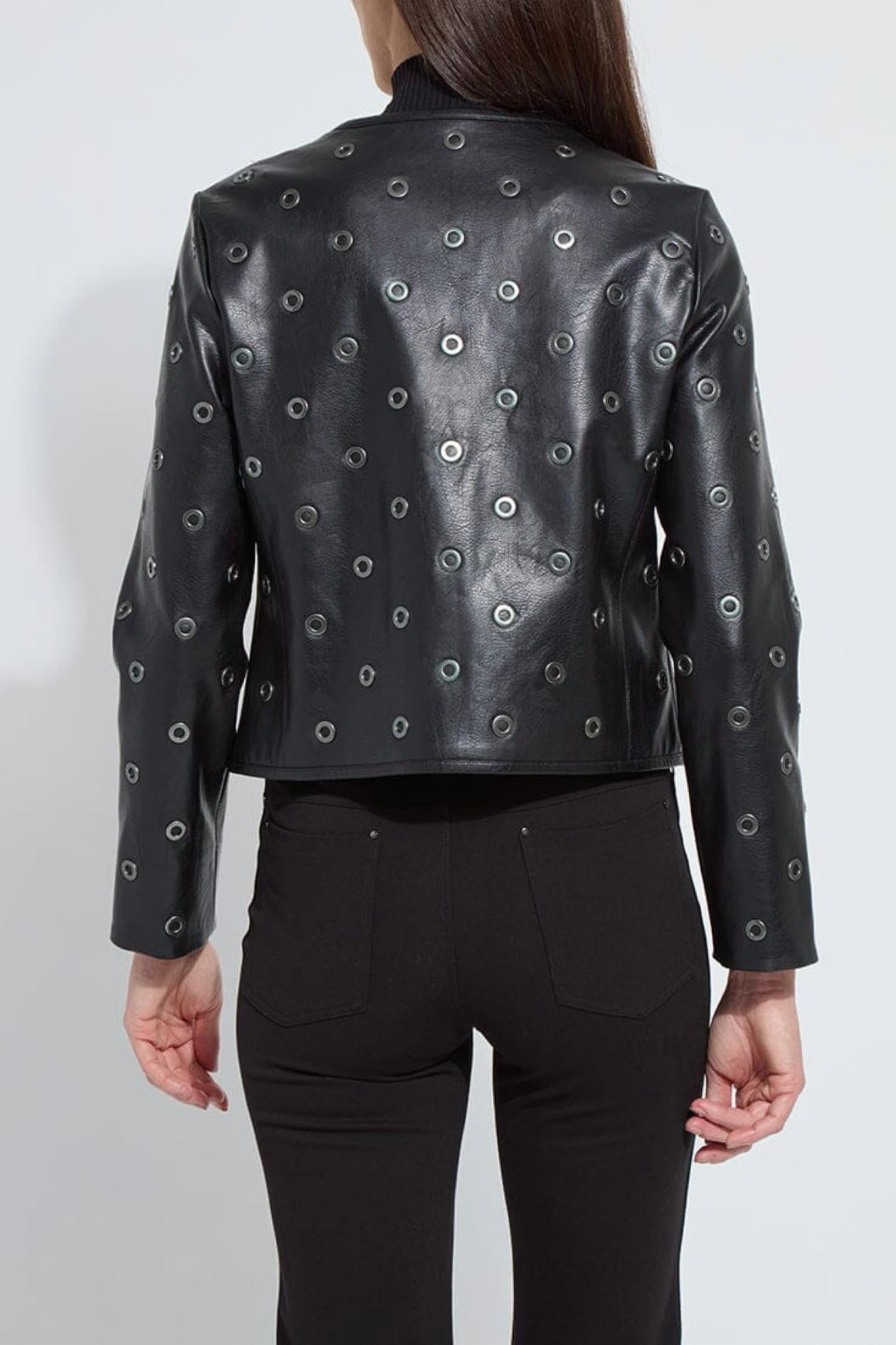 Lysse - Geneva Grommet Vegan Leather Jacket