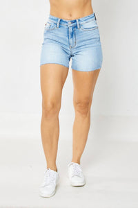 Judy Blue - Light Wash High Waist Shorts