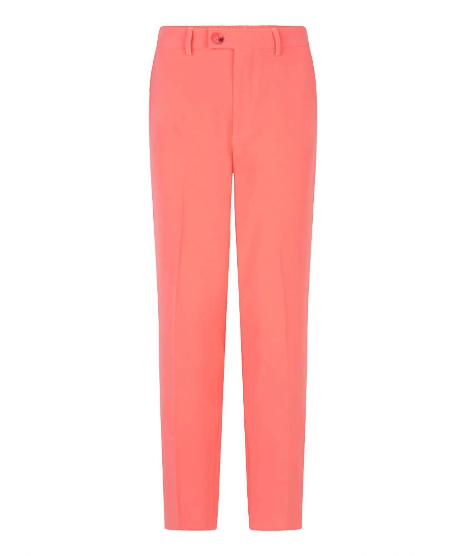 Esqualo - Elastic Waist Solid Poly Gab Pants