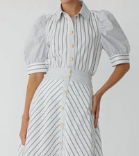 Js71 - Burke Button Front Blouse