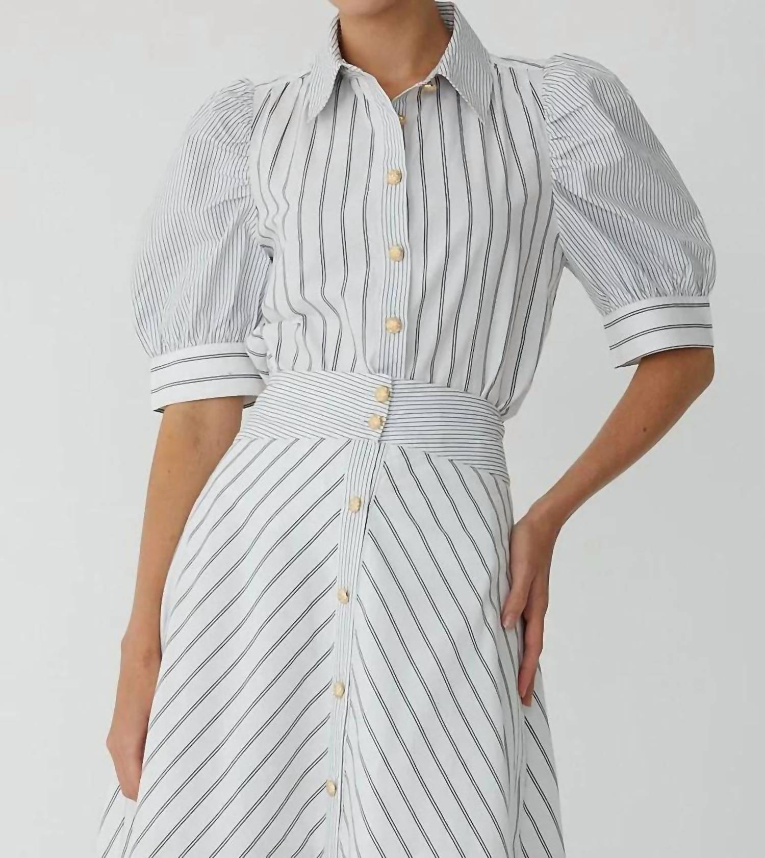 Js71 - Burke Button Front Blouse