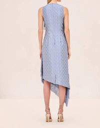 ALEXIS Costa Sleeveless Dress in blue - women's dress - detail view