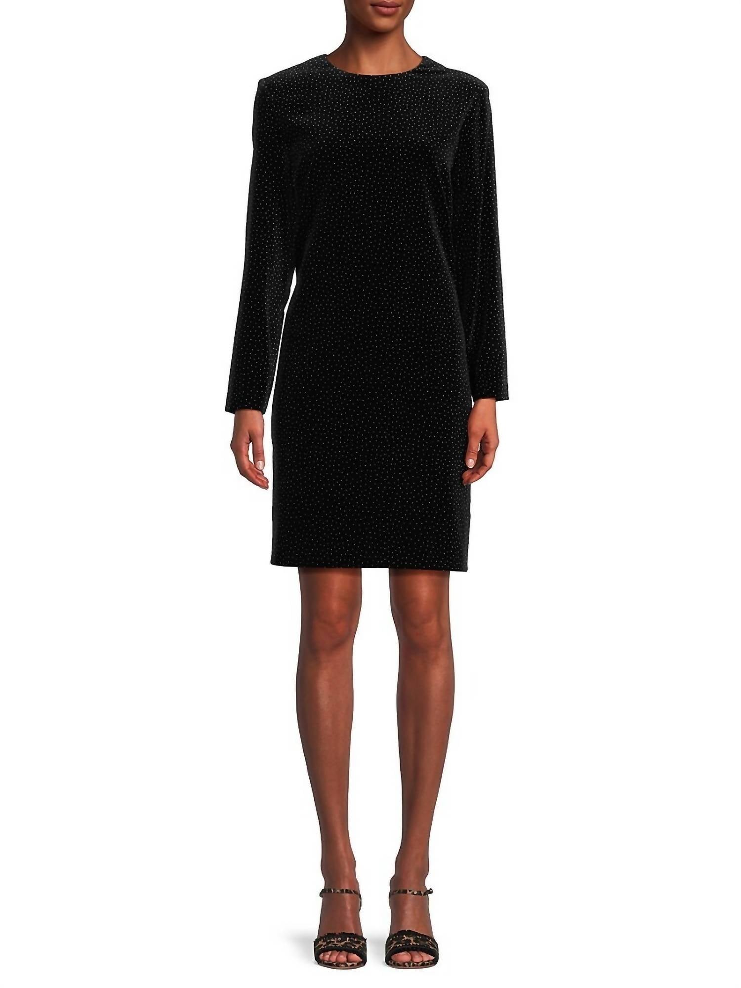 Theory - Wynter Studded Velvet Sheath Dress