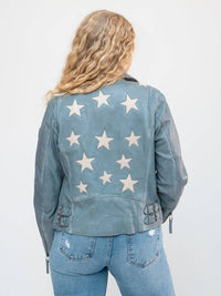 Mauritius - Christy Star Leather Jacket