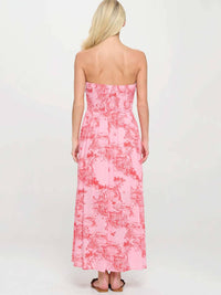 Meet Me In Santorini - Tube Maxi Dress