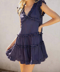 Voy - Ruffle Detailed Tiered Dress