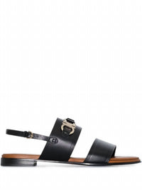 Salvatore Ferragamo - Women's Gancini-plaque Leather Sandals