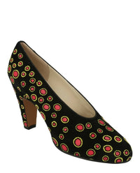 Salvatore Ferragamo Women's Sparta Pumps in black multi - women's heels