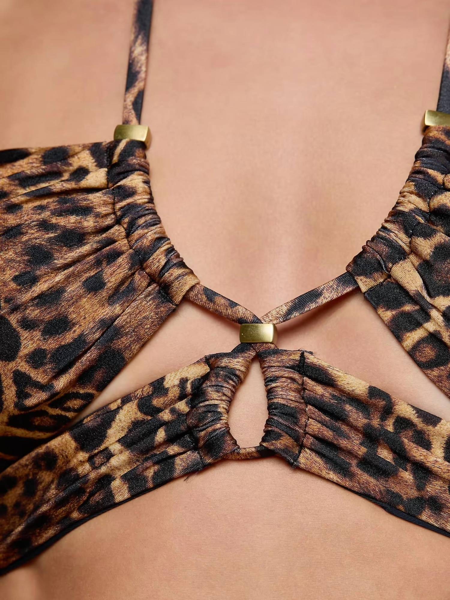 L'Agence - Sirena Halter Bikini Top