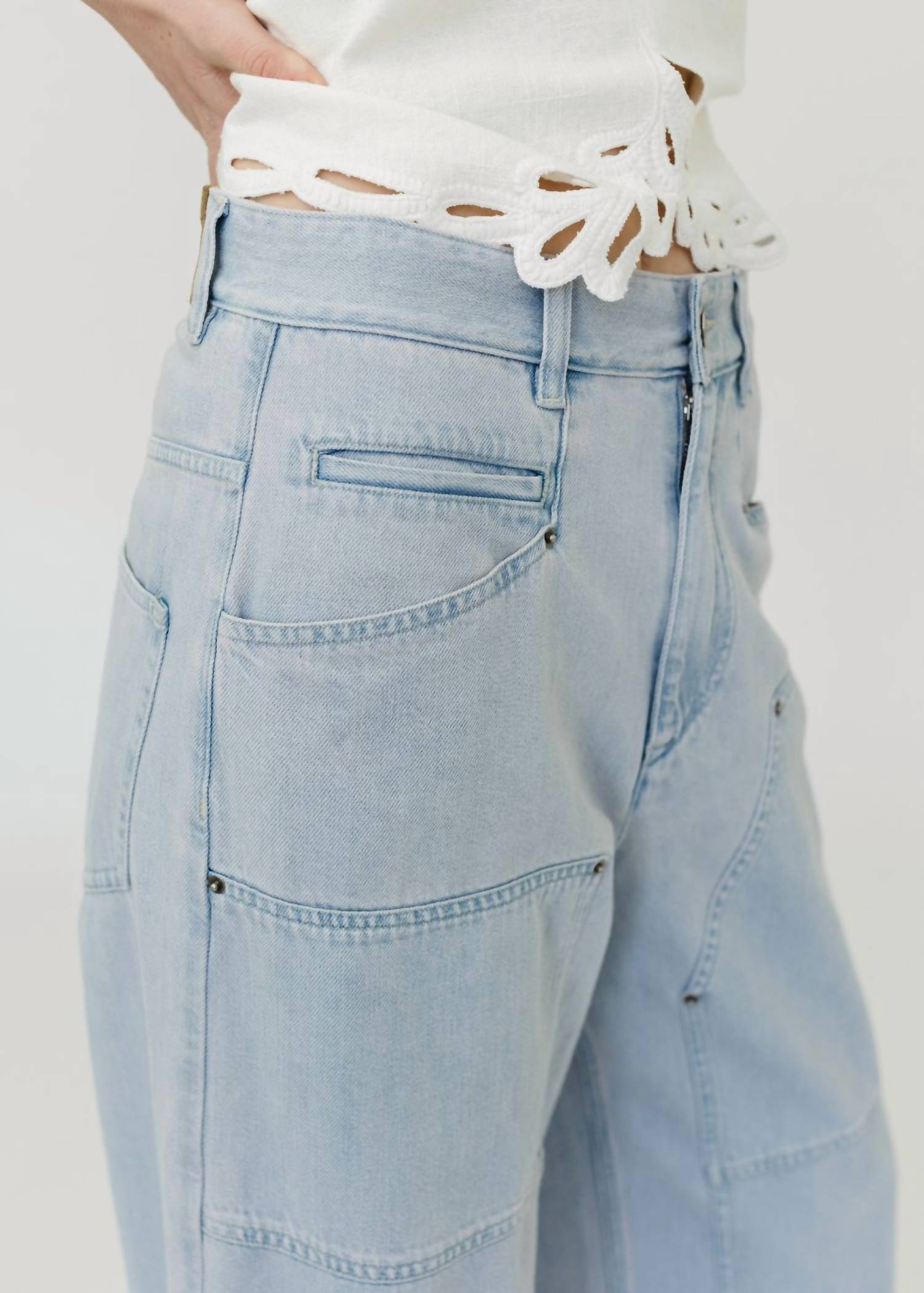 Isabel Marant - Ophra Loose Fit Denim Jeans