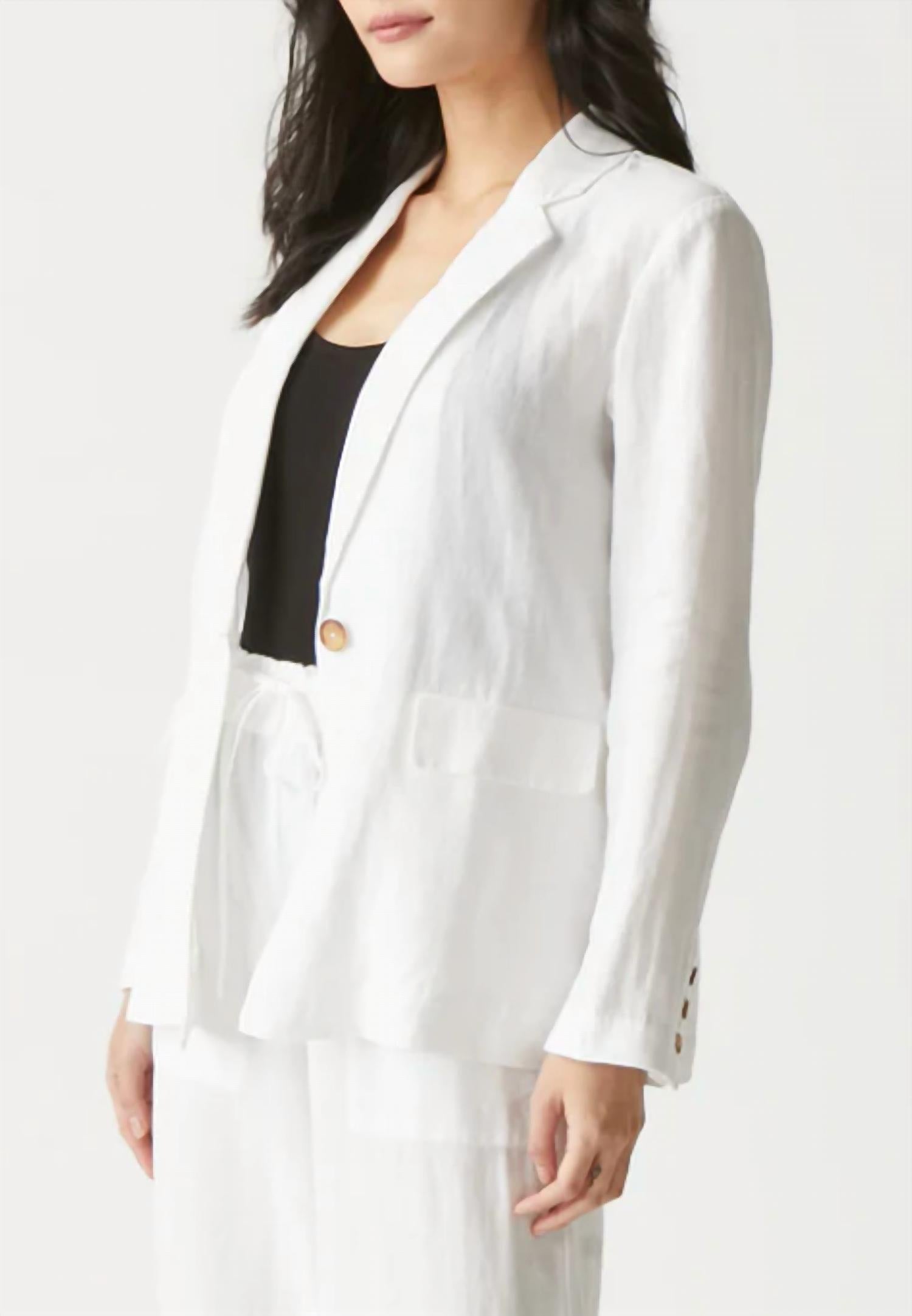 Michael Stars - Lottie Linen Long Fit Blazer