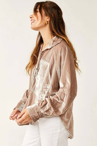 Free People - Night Skies Velvet Top