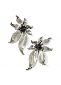 Kendra Scott Women's Anya Flower Statement Earrings in vintage rhodium - women's jewelry