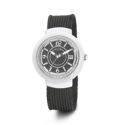 Alor - 0.73 Cts Cable Diamond Watch