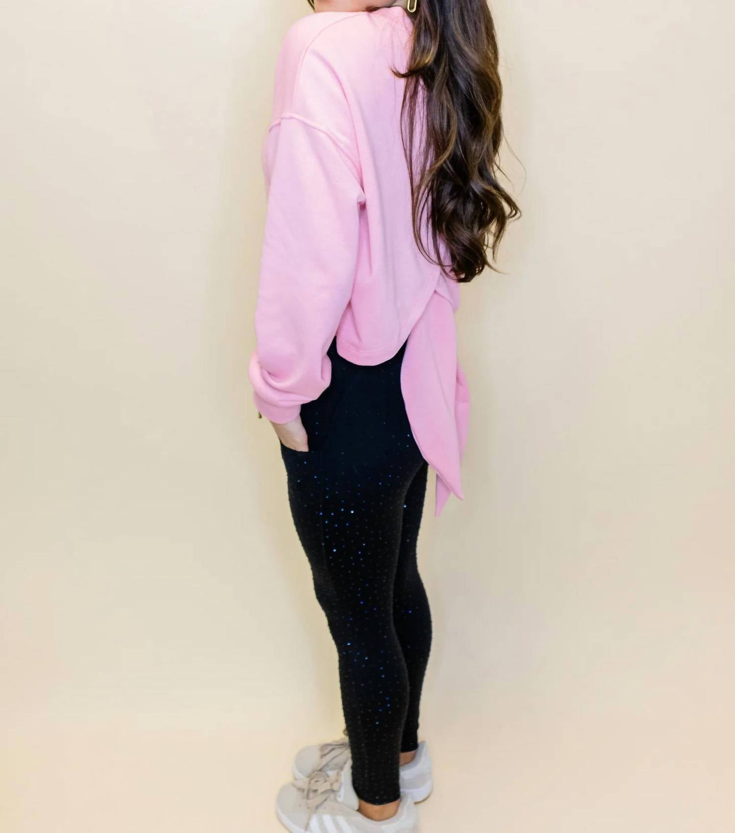 Queen Of Sparkles - Scattered Rhinestone Legging