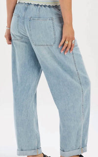 Daze - Villa Drawstring Barrel Pants
