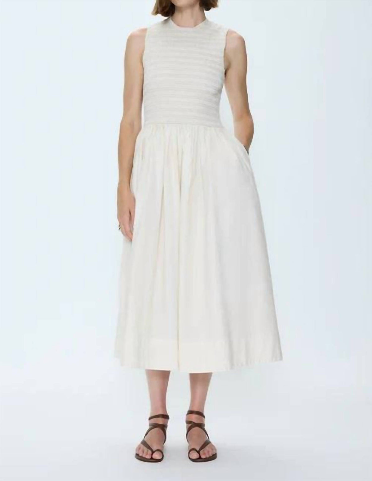 Pistola - Gladys Smocked Bodice Midi Dress