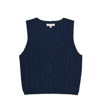 Demylee New York - Nyla Cotton Linen Ribbed Tank Vest