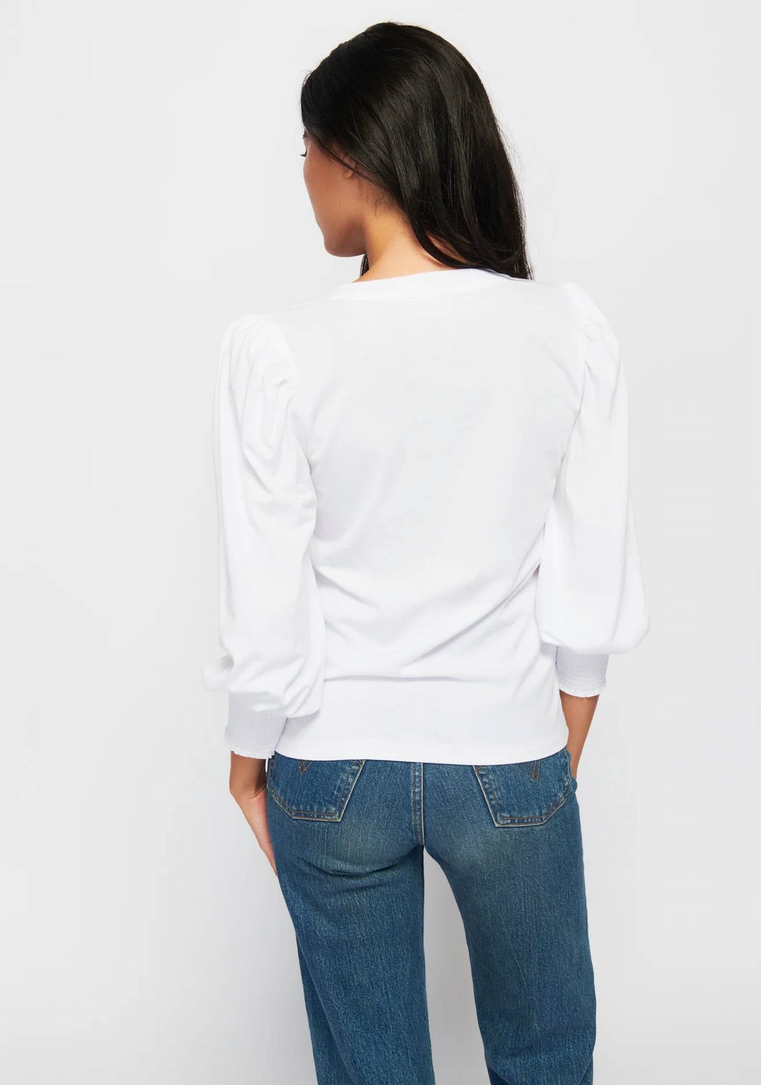 Nation Ltd - Flora Peasant tee