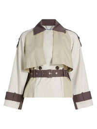 Derek Lam 10 Crosby - Ines Cropped Trench Jacket