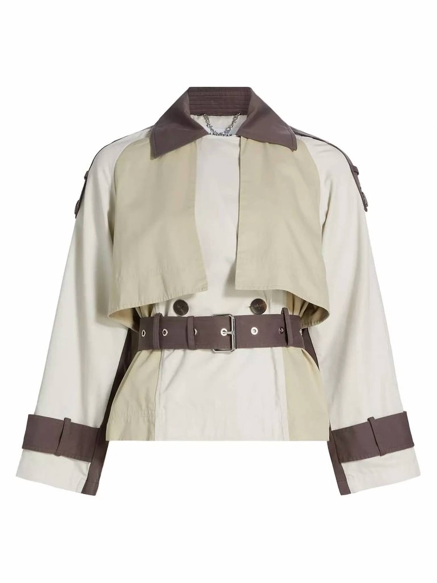 Derek Lam 10 Crosby - Ines Cropped Trench Jacket