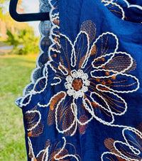 AnnieWear The Petal Dress in navy - women's dress - view 4