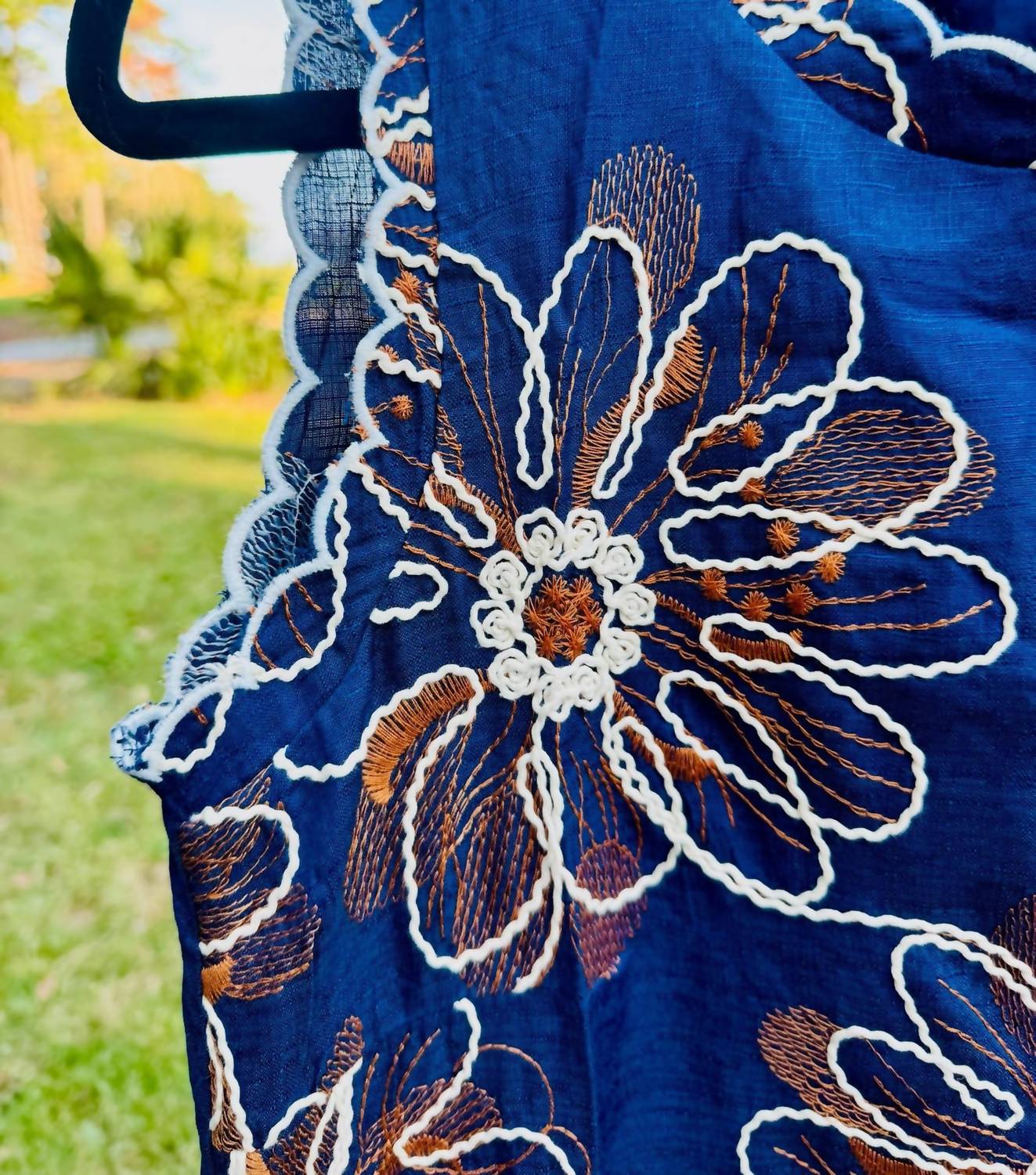 AnnieWear The Petal Dress in navy - women's dress - view 4