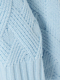 Allude - Long Sleeves Crewneck Sweater
