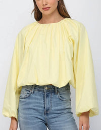 Fate - Cropped Gathered Top