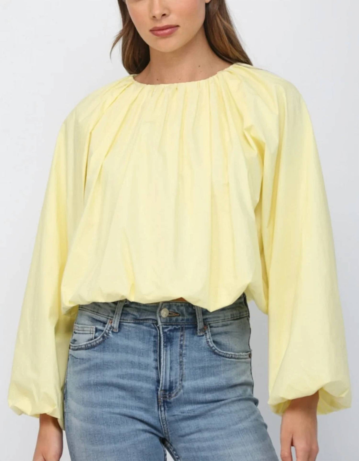 Fate - Cropped Gathered Top