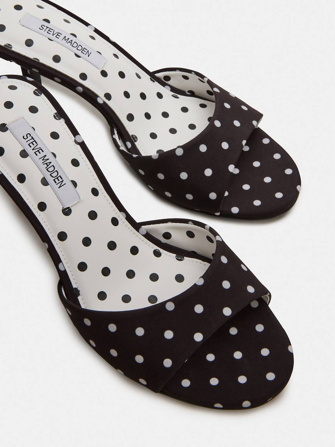 STEVE MADDEN Women's Kendrix Mule Heel in black white - women's shoe - view 4