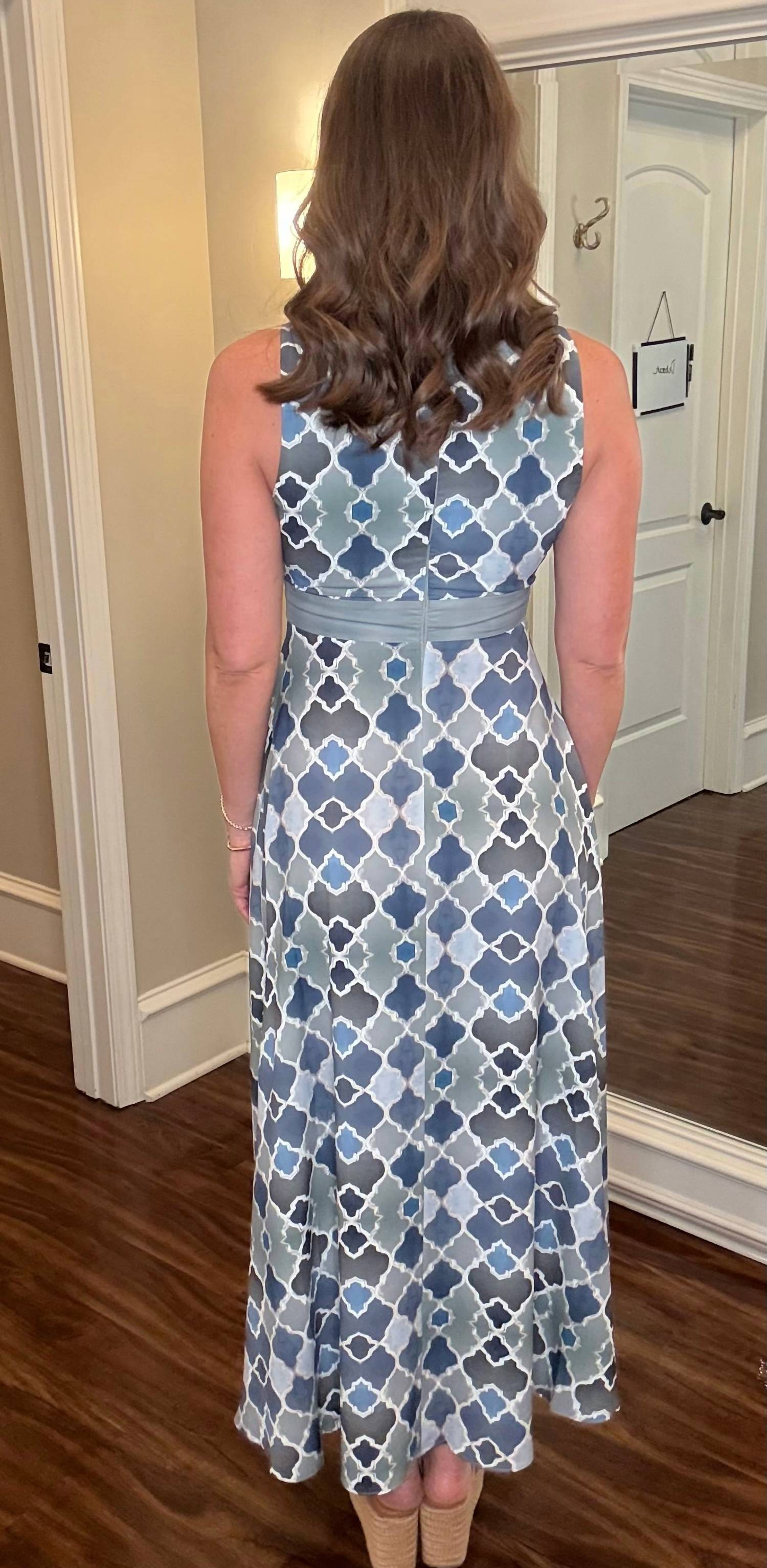 SoulofMu Sleeveless Dress in blue - women's dress - alternate view