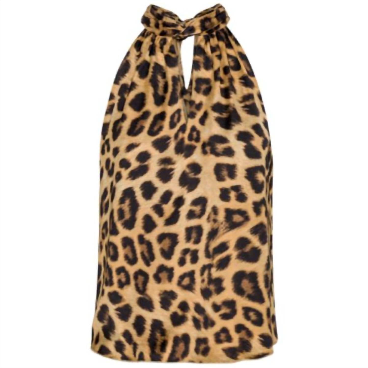 Karmamia WOMEN'S AVA TOP in leopard - women's shirt