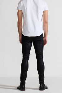Monfrere - Preston Coated Denim Cargo Pants