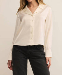 Z Supply - Ana Satin Button Up Shirt