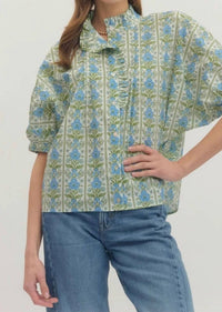 Entro - Floral Vines Top