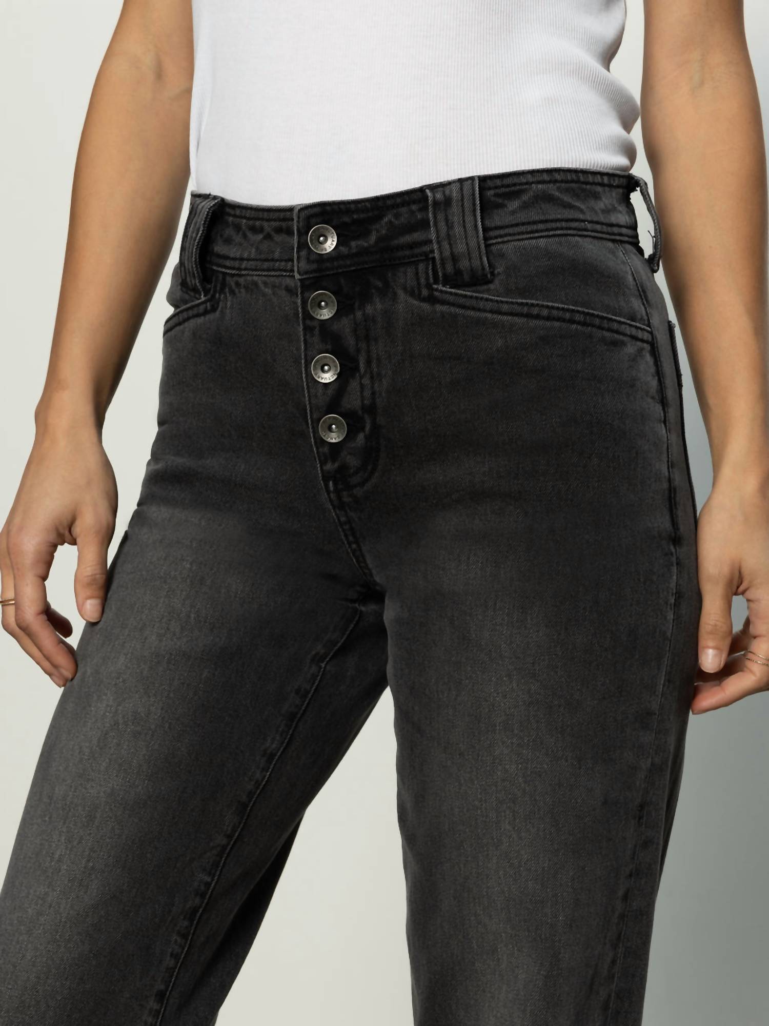 Sanctuary - Luna Cuffed Standard Rise Jeans